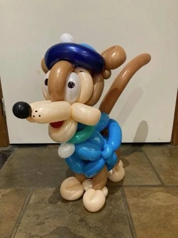 A detailed balloon creation